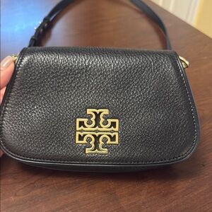 Tory Burch Black Leather Crossbody Bag